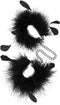 Manchetten S Pleasures Feather Zwart
