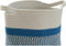 Mand DKD Home Decor Blauw Zwart Beige Grijs 25 x 25 x 20 cm (4 Onderdelen)