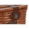 Mand DKD Home Decor Picknick Natuurlijk Blauw vlechtwerk (40 x 28 x 20 cm)