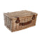 Mand DKD Home Decor Picknick Natuurlijk Blauw vlechtwerk (48 x 32 x 22 cm)