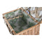 Mand DKD Home Decor Picknick Natuurlijk Groen vlechtwerk (44 x 30 x 22 cm)
