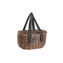 Mand DKD Home Decor Picknick Natuurlijk Wit vlechtwerk (39 x 28 x 22 cm)