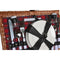Mand DKD Home Decor Picknick Rood Natuurlijk vlechtwerk 48 x 28 x 18 cm