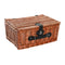 Mand DKD Home Decor Picknick Rood Natuurlijk vlechtwerk 48 x 28 x 18 cm