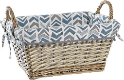 Mand DKD Home Decor Polyester vlechtwerk (40 x 30 x 20 cm)
