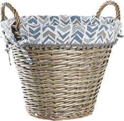 Mand DKD Home Decor Polyester vlechtwerk (44 x 44 x 42 cm)