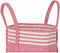 Mand DKD Home Decor Rood Beige Grijs Boho 30 x 30 x 34 cm (3 Stuks)