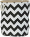 Mand DKD Home Decor Wit Zwart Jute Zig-zag Modern 38 x 38 x 45 cm