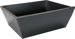 Mand | golfkarton | biermand | 26x21x10cm | zwart | 10 stuks