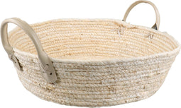 Mand | mais | 10cm | rond | naturel | 1 stuks