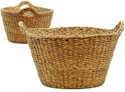 Mand Met handvatten Bruin 45 L 43 x 26 x 37 cm (6 Stuks)