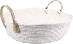 Mand | papier | 10cm | rond | naturel | 1 stuks