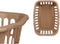 Mand Taupe Polypropyleen 50 L 58 x 24 x 42 cm (12 Stuks)