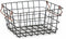 Mand van Staaldraad Zwart Staal Koper (22,5 x 14 x 31,5 cm) (12 Stuks)
