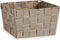Mand Vlechten Bruin Stof (15 x 11 x 20 cm) (24 Stuks)