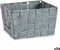 Mand Vlechten Grijs Stof (15 x 10,5 x 20 cm) (24 Stuks)
