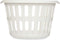 Mand Wit Polypropyleen 27 L 40 x 25 x 40 cm (18 Stuks)