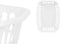 Mand Wit Polypropyleen 50 L 58 X 24 X 42 Cm (12 Stuks)