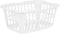Mand Wit Polypropyleen 50 L 58 X 24 X 42 Cm (12 Stuks)