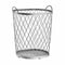 Mand Zilverkleurig Metaal 40 L 31 x 54,7 x 46,5 cm (4 Stuks)