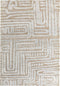 MANDAI - Vloerkleed - Beige - 160 x 230 cm - Polyester