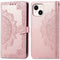 Mandala Bookcase voor de iPhone 15 - Rosé Goud