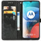 Mandala Bookcase voor de Motorola Moto E7 - Zwart