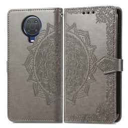 Mandala Bookcase voor de Nokia G10 / G20 - Grijs