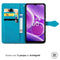 Mandala Bookcase voor de Nokia G42 - Turquoise