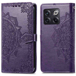 Mandala Bookcase voor de OnePlus 10T - Paars
