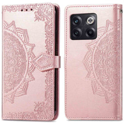 Mandala Bookcase voor de OnePlus 10T - Rosé Goud