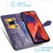 Mandala Bookcase voor de Oppo A73 (5G) - Paars
