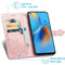 Mandala Bookcase voor de Oppo A74 (4G) - Rosé Goud