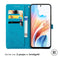 Mandala Bookcase voor de Oppo A79 - Turquoise