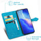 Mandala Bookcase voor de Oppo Find X3 Lite - Turquoise