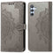 Mandala Bookcase voor de Samsung Galaxy A34 (5G) - Grijs