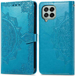 Mandala Bookcase voor de Samsung Galaxy M53 - Turquoise