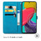 Mandala Bookcase voor de Samsung Galaxy M53 - Turquoise