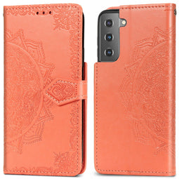 Mandala Bookcase voor de Samsung Galaxy S21 - Peach