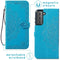 Mandala Bookcase voor de Samsung Galaxy S22 - Turquoise