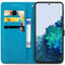 Mandala Bookcase voor de Samsung Galaxy S22 - Turquoise