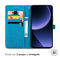Mandala Bookcase voor de Xiaomi 13T / 13T Pro - Turquoise