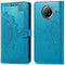 Mandala Bookcase voor de Xiaomi Redmi Note 9T (5G) - Turquoise