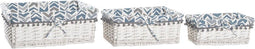 Manden decoratie DKD Home Decor Polyester vlechtwerk (39 x 29 x 15 cm)