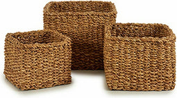 Mandenset Bruin (4 Stuks)