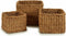 Mandenset Bruin (4 Stuks)