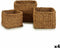 Mandenset Bruin (4 Stuks)