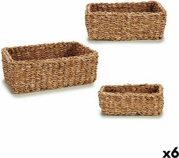 Mandenset Bruin (6 Stuks)
