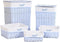 Mandenset DKD Home Decor Blauw Polyester Kinderen vlechtwerk (44 x 34 x 56 cm)