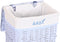 Mandenset DKD Home Decor Blauw Polyester Kinderen vlechtwerk (44 x 34 x 56 cm)